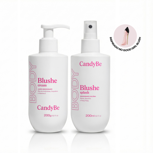 Kit Duo Blushe Body Splash + Body Cream - CandyBe